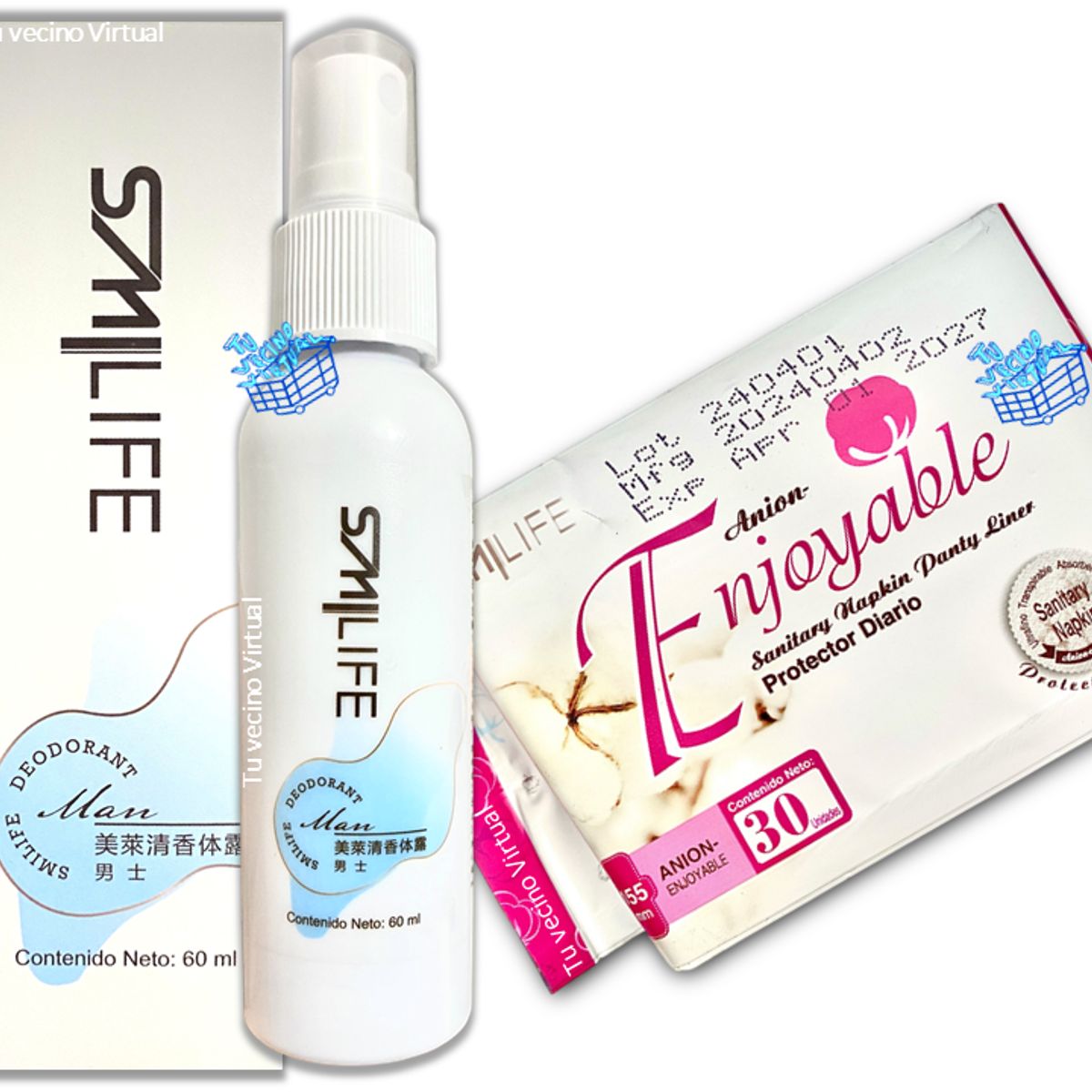 HEALTHY AMERICA - Desodorante Natural Para Hombre Hgw Smilife + Protector Hgw