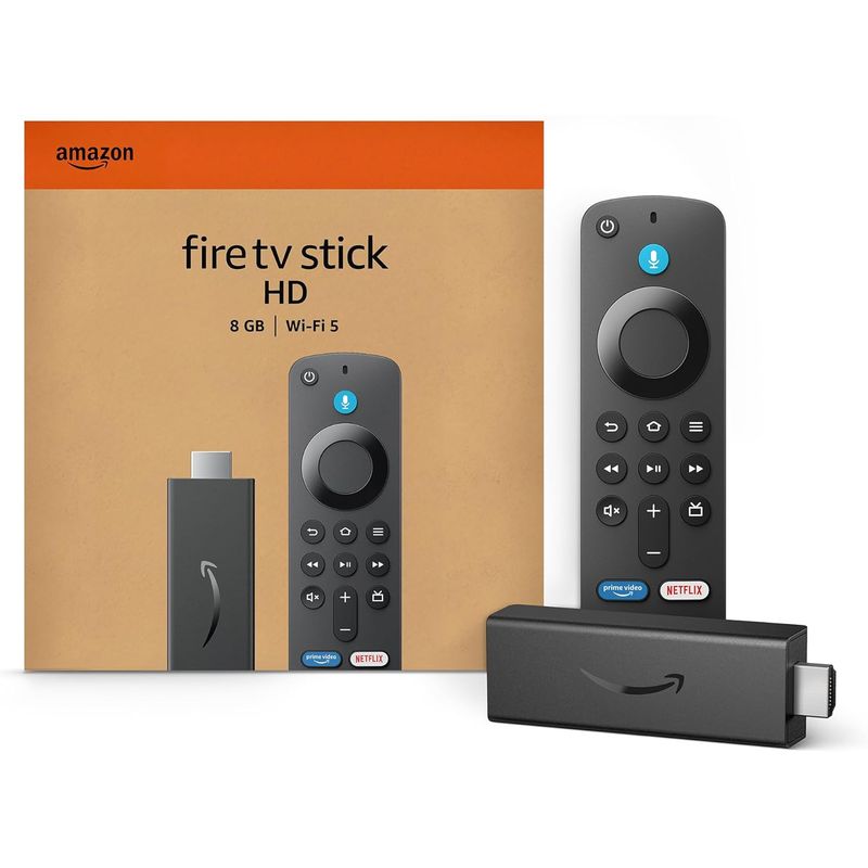 AMAZON - Amazon Fire TV Stick HD Dispositivo de Streaming TV gratis y en vivo
