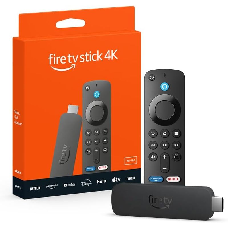 AMAZON - Amazon Fire TV Stick 4K Dispositivo de Streaming TV gratis y en vivo