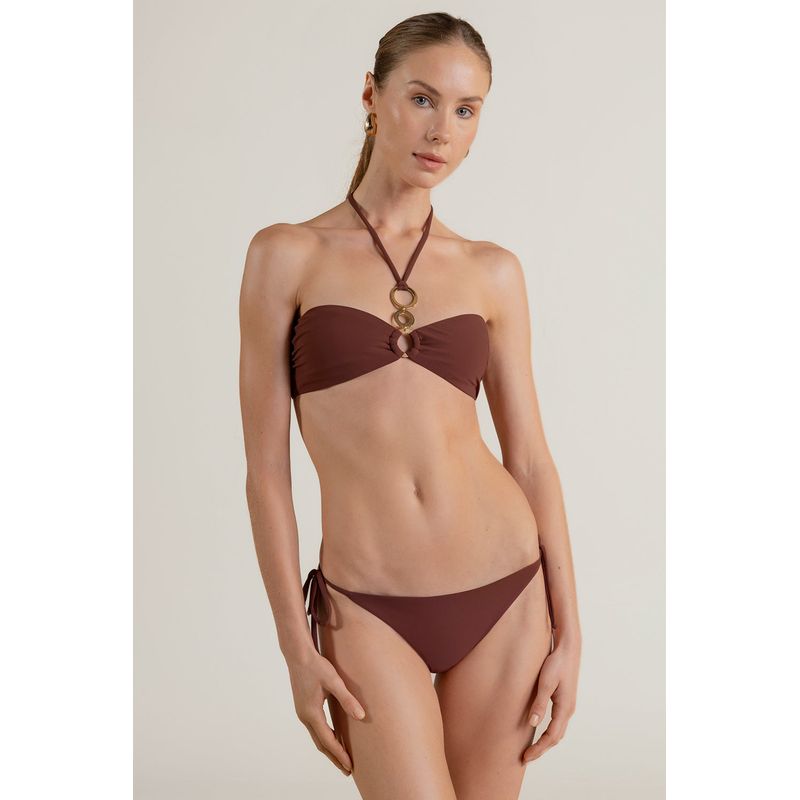TOUCHE BALNEAIRE - Top Bandeau de Playa Dama Marca Touche Balneaire Ref 0B12T53