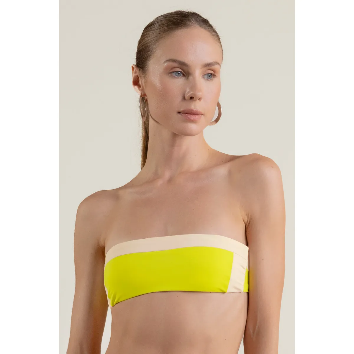 TOUCHE BALNEAIRE - Top Bandeau de Playa Dama Marca Touche Balneaire Ref 0B29053