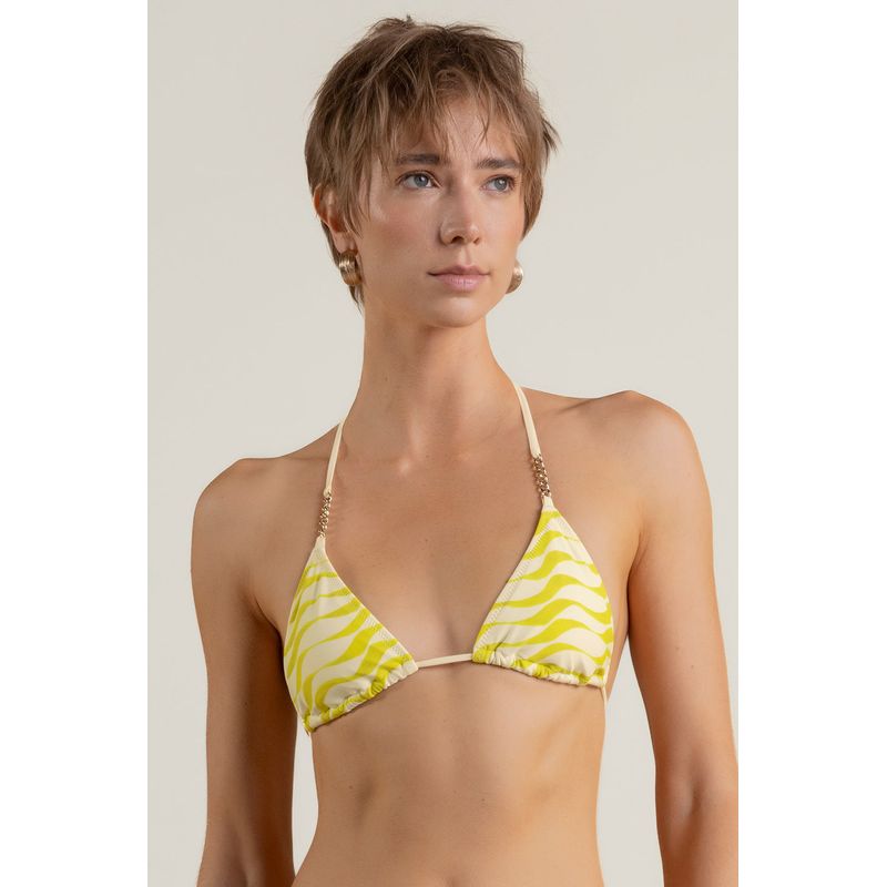 TOUCHE BALNEAIRE - Top Triangulo Pequeño de Playa Dama Marca Touche Balneaire Ref 0B30053