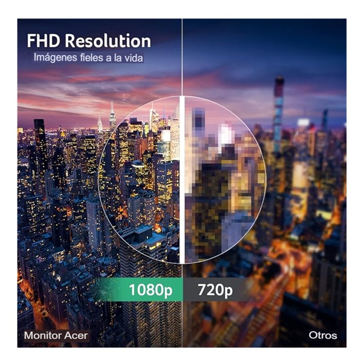 ACER - Monitor Ultrafino Acer 27 Pulgadas Ips Fhd Oficina Y Juegos