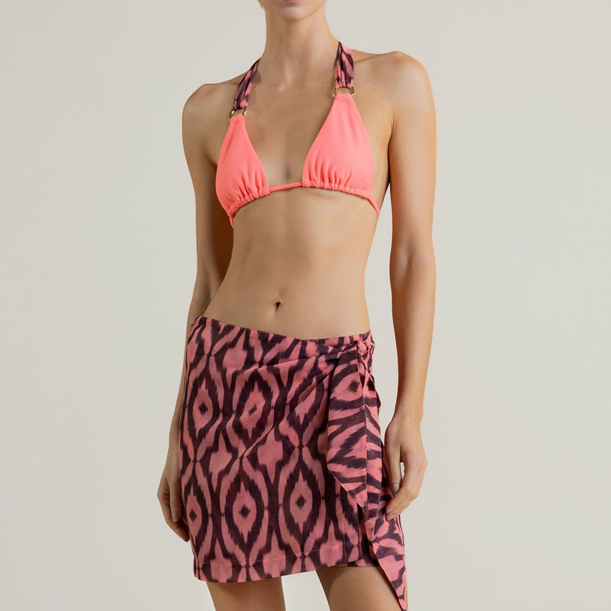 TOUCHE BALNEAIRE - Falda Pareo de Playa Dama Marca Touche Balneaire Ref 0F04053