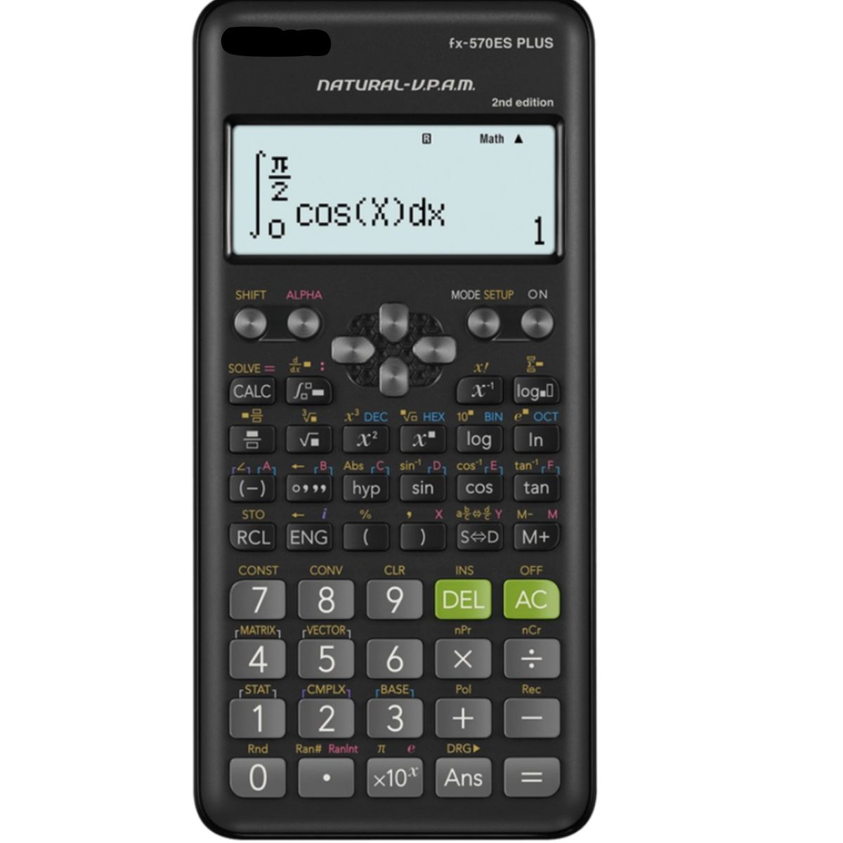 COLME TECHNOLOGY HOME - Calculadora Científica Fx-570es Plus 2da Edición Negra