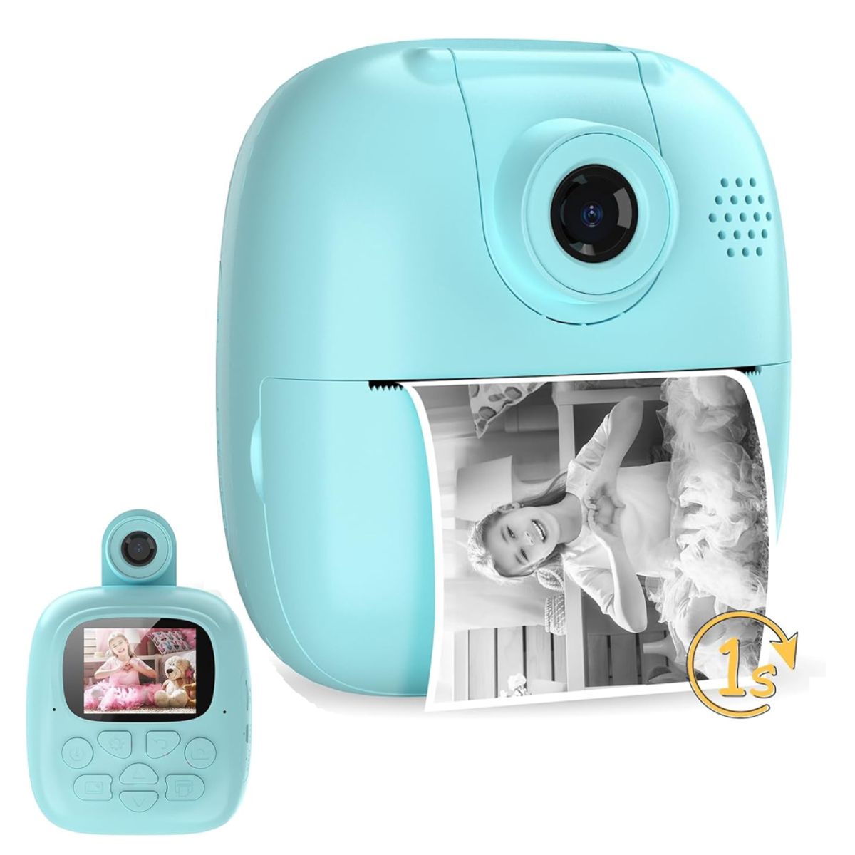 COLME TECHNOLOGY HOME - Cámara Instantanea Infantil 1080p Hd Fotografia Y Video A18