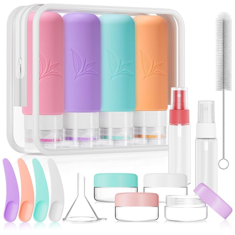 GEF - Botellas Silicona Set Viajes