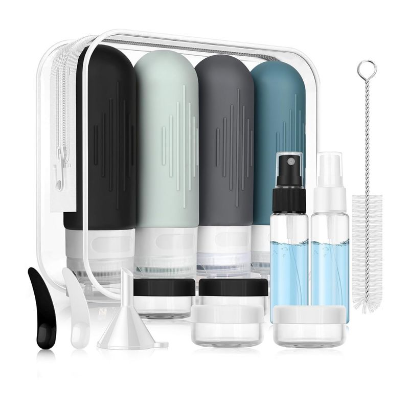 GEF - Botellas Silicona Set Viajes