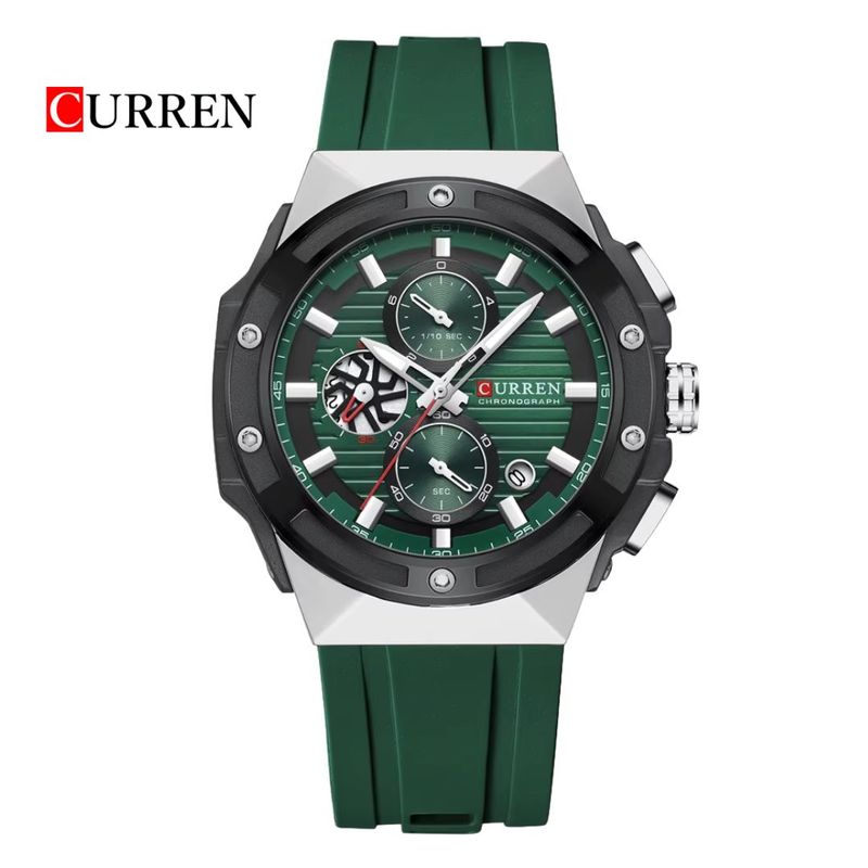 CURREN - Reloj CURREN Cronografo 8462 Verde