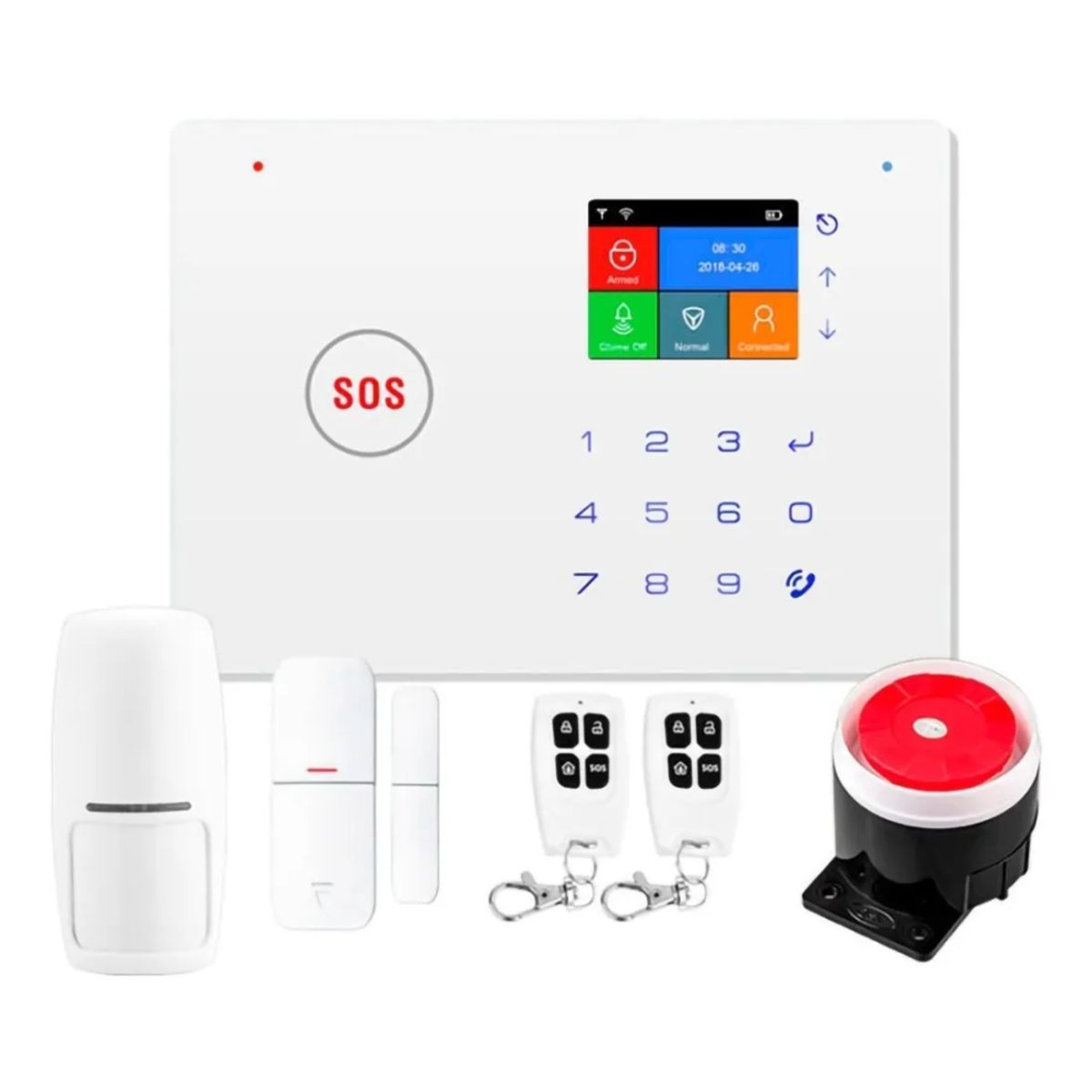 COLME TECHNOLOGY HOME - Sistema De Seguridad Kit De Alarma Inteligente Wifi Gsm Tuya