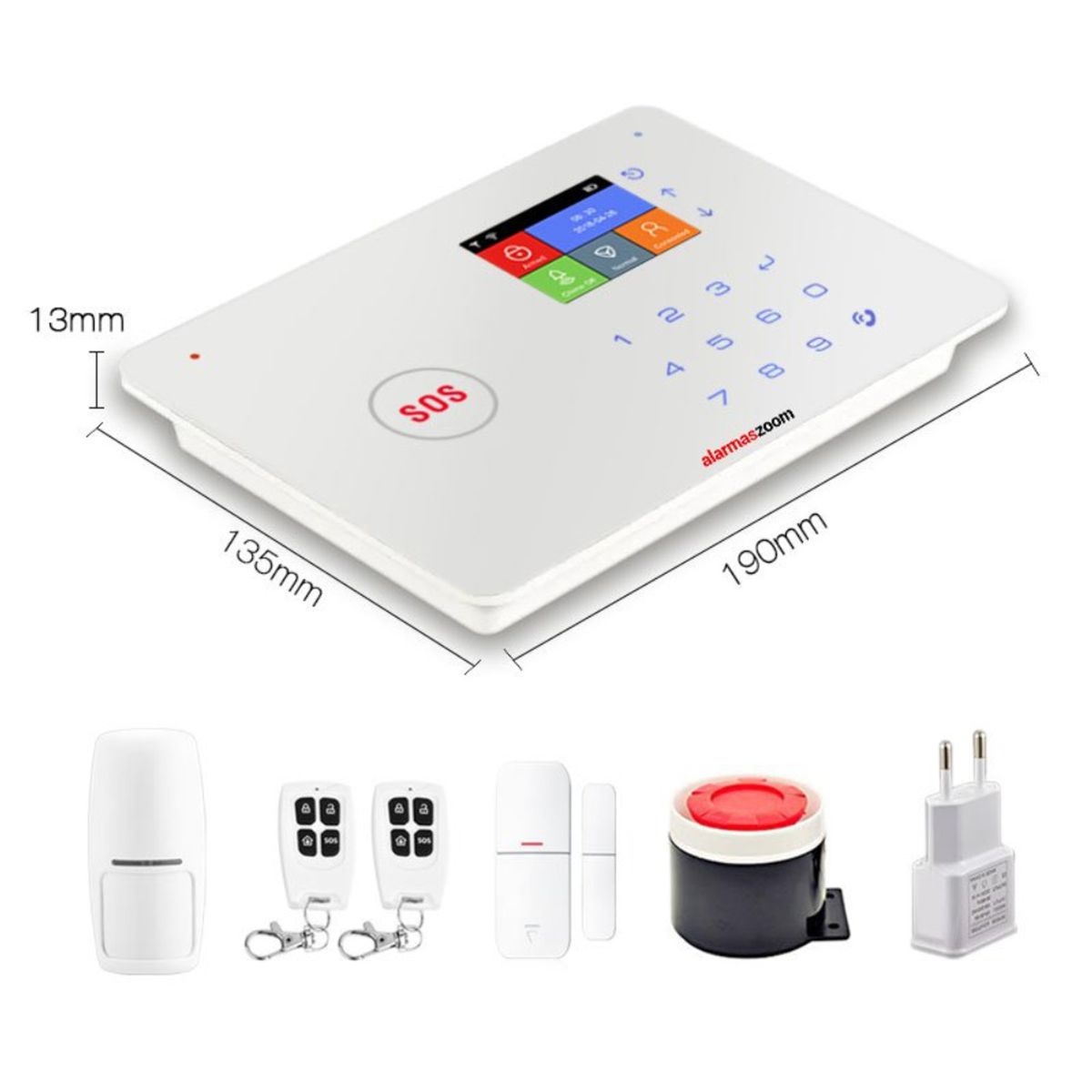 COLME TECHNOLOGY HOME - Sistema De Seguridad Kit De Alarma Inteligente Wifi Gsm Tuya