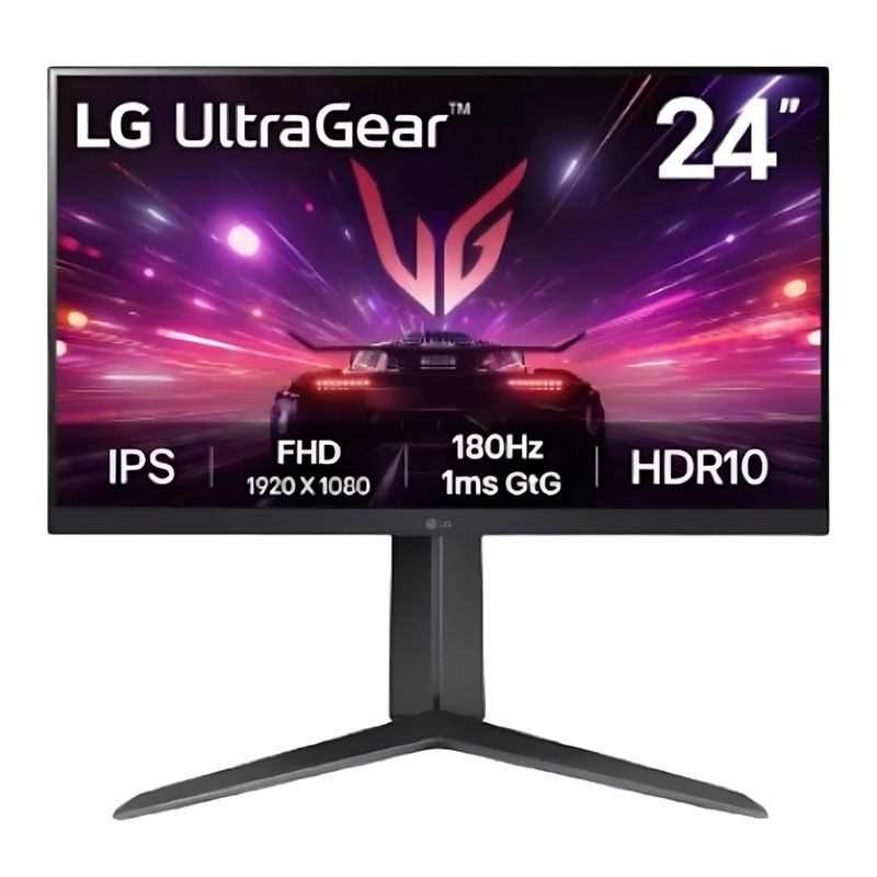 LG - MONITOR LG 24GS65F ULTRAGEAR 24 PLANO 180HZ