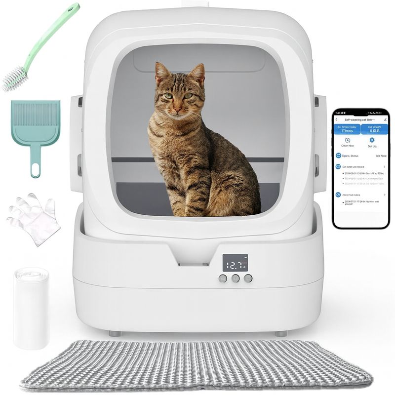 LIBELULA - Arenero Gatos Autolimpiable automática