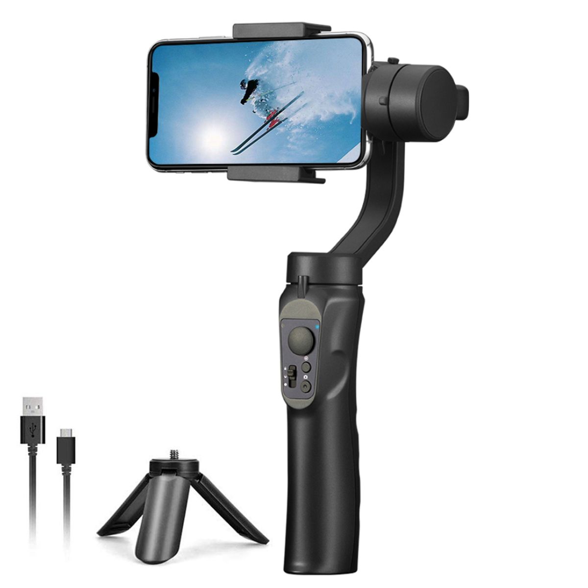 COLME TECHNOLOGY HOME - Estabilizador De Celular Handheld Gimbal H4 3 Ejes Con App