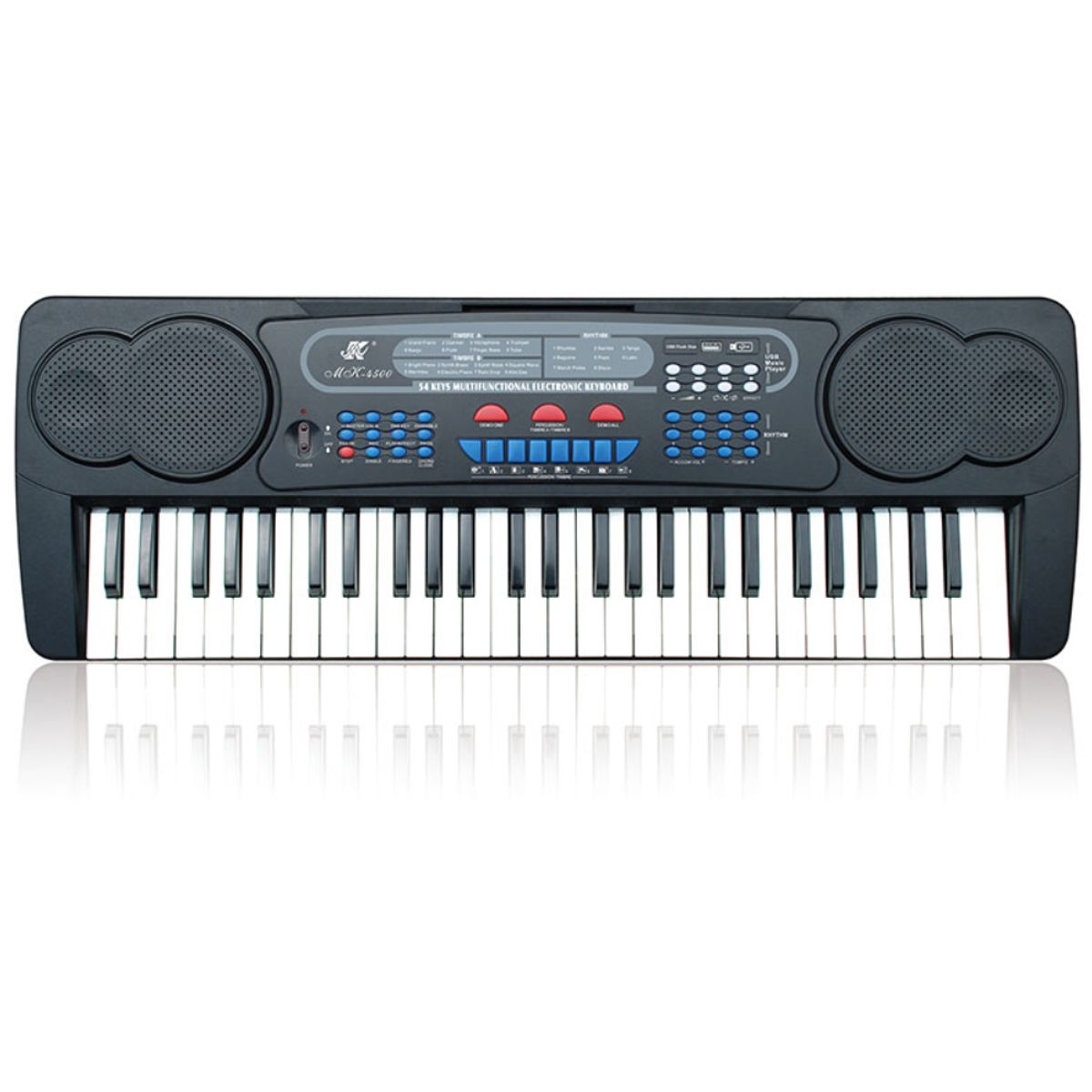 COLME TECHNOLOGY HOME - Teclado Electrónico Organeta Piano 54 Teclas MK-4500 USB
