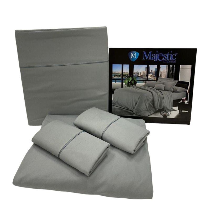MAJESTIC IMPERIAL - Juego De Sabanas Majestic Cama Semidoble 200 Hilos, Súper Suave