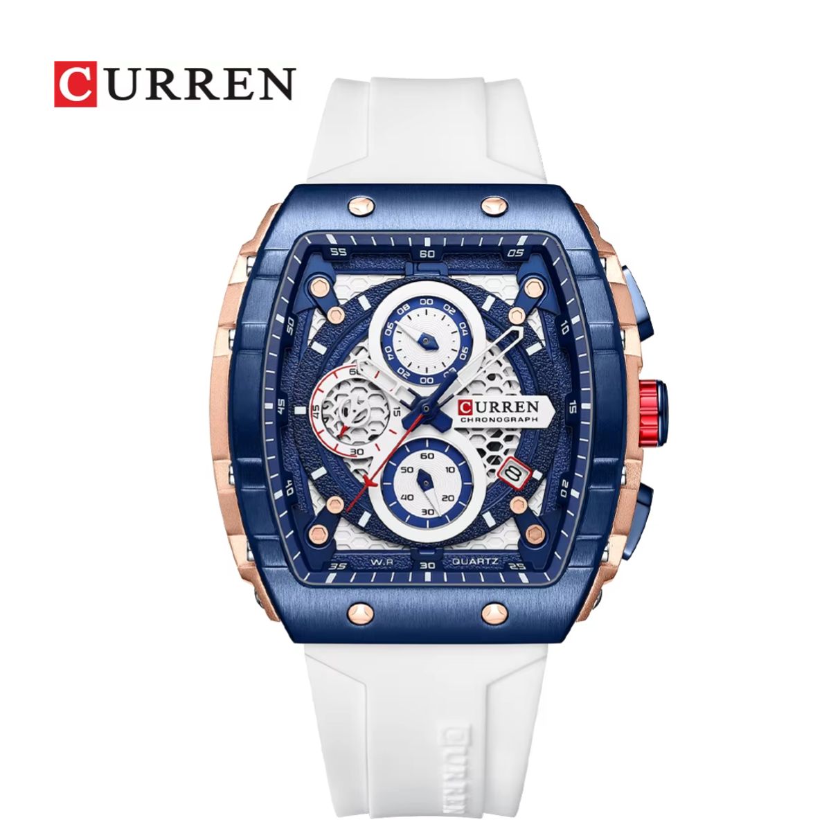 CURREN - Reloj Curren Modelo 8442 Deportivo - Blanco