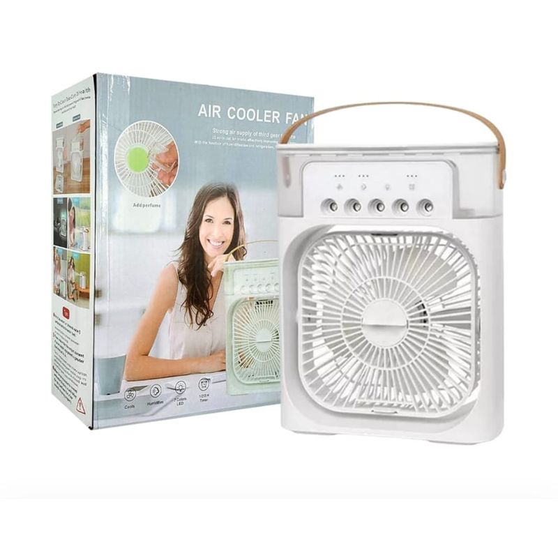 GENERICO - Ventilador Enfriador Humidificador Led Difusor Aroma