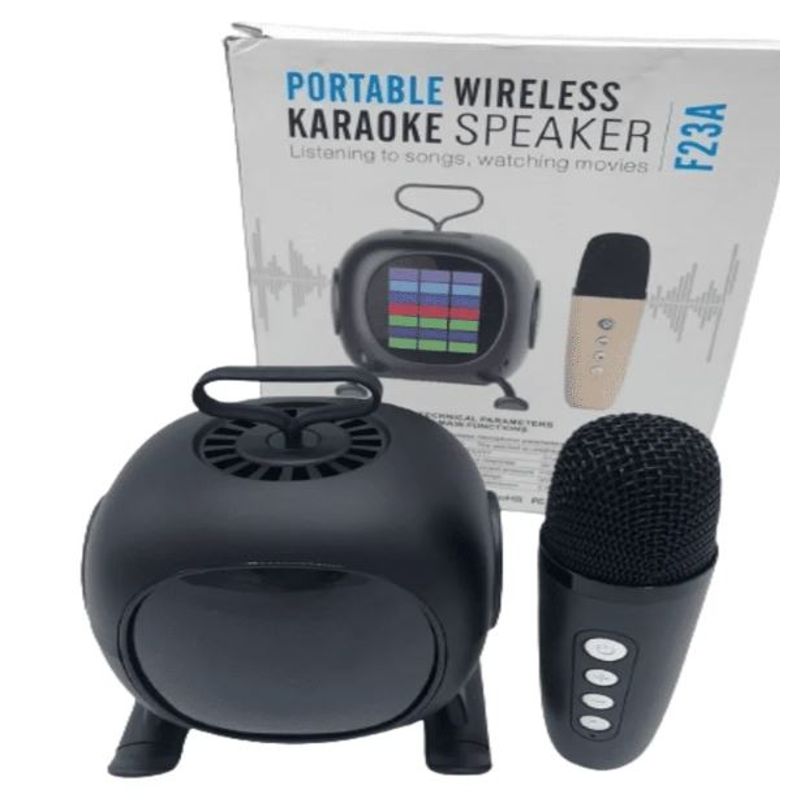 GENERAL - Mini parlante karaoke recargable inalambrico