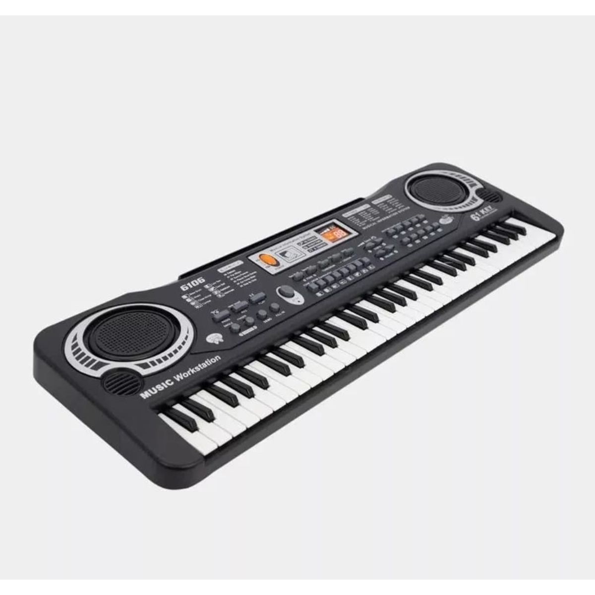 GENERICO - 61 Teclas Teclado Electrónico Piano Digital Musical negro