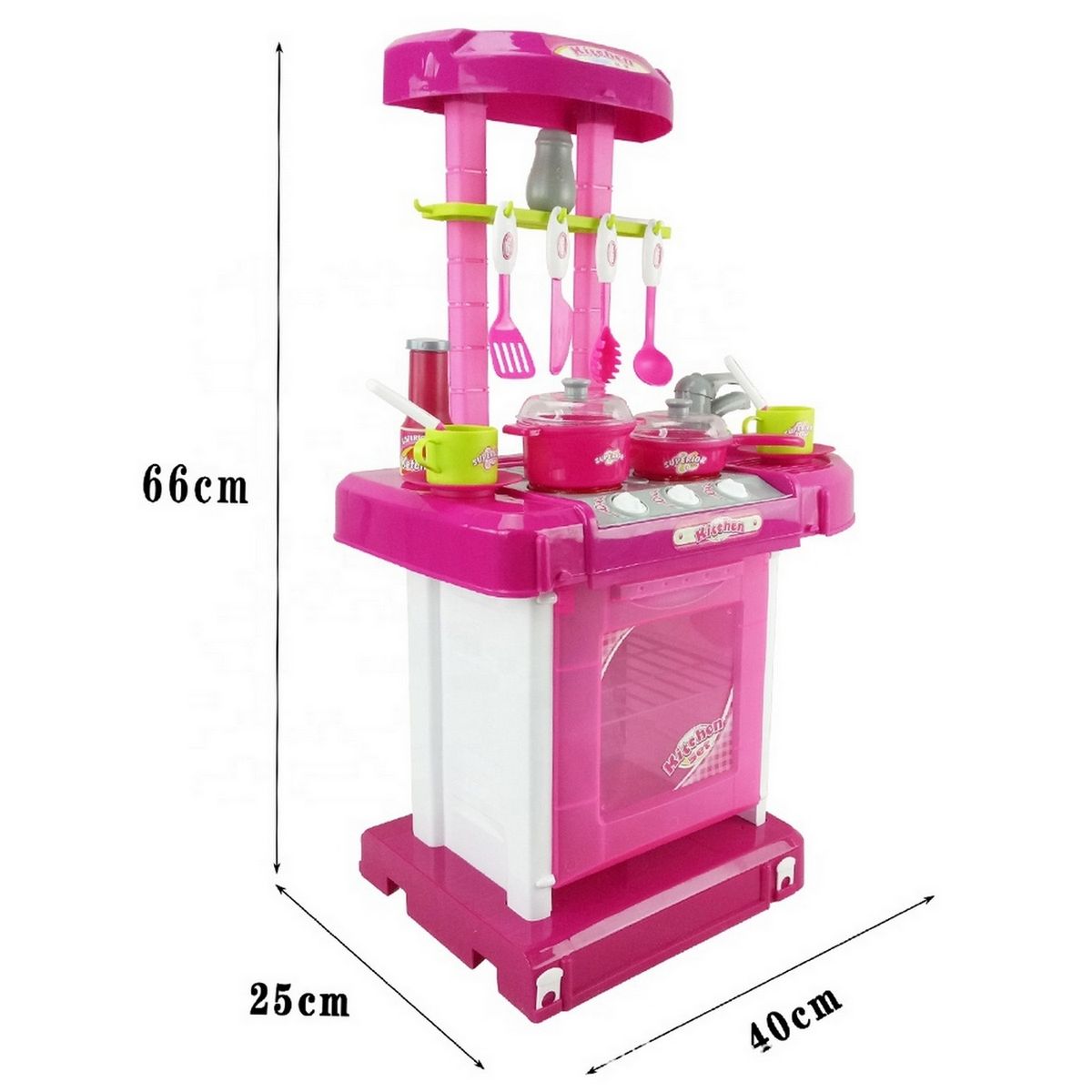 GENERICO - Maleta Cocina Armable Portatil Juguete Niñas Interactivo