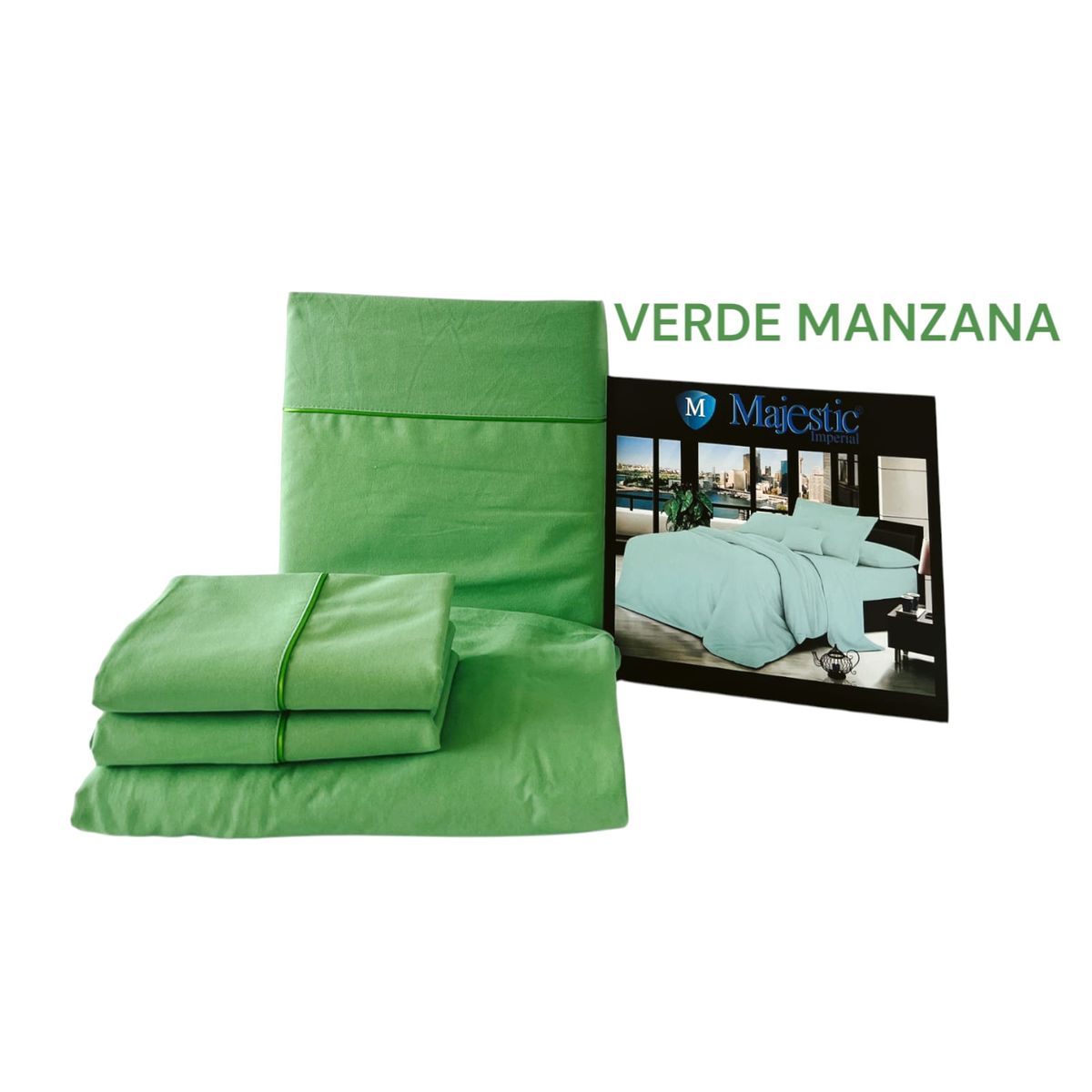 MAJESTIC IMPERIAL - Juego De Sabanas Majestic Cama Queen(160), 200 Hilos, Súper Suave