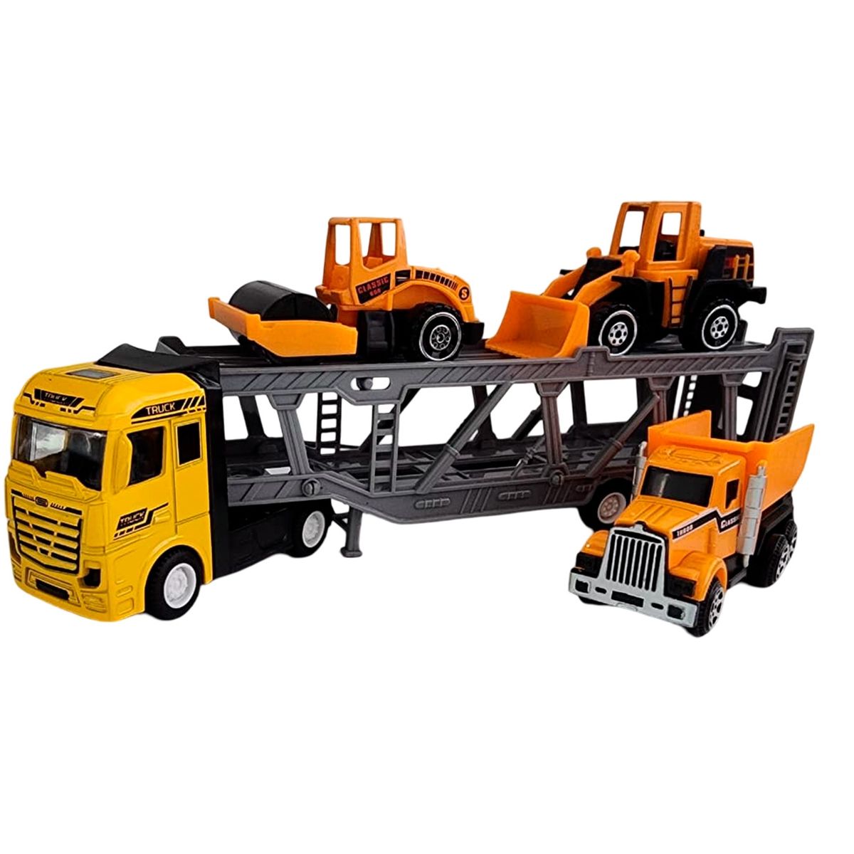 GENERICO - Camion Niñera Volqueta Aplanadora Excavadora Juguete Niños