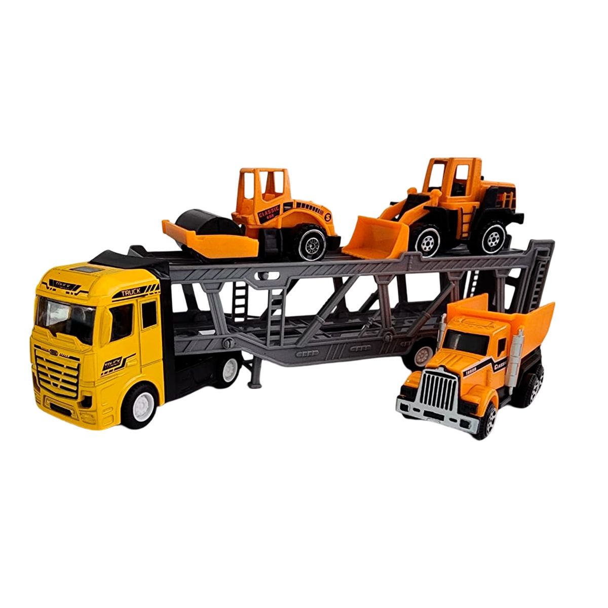 GENERICO - Camion Niñera Volqueta Aplanadora Excavadora Juguete Niños