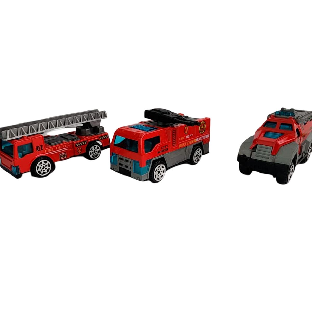 GENERICO - Camion Niñera Grua Camioneta Bus Bomberos Juguete Niños