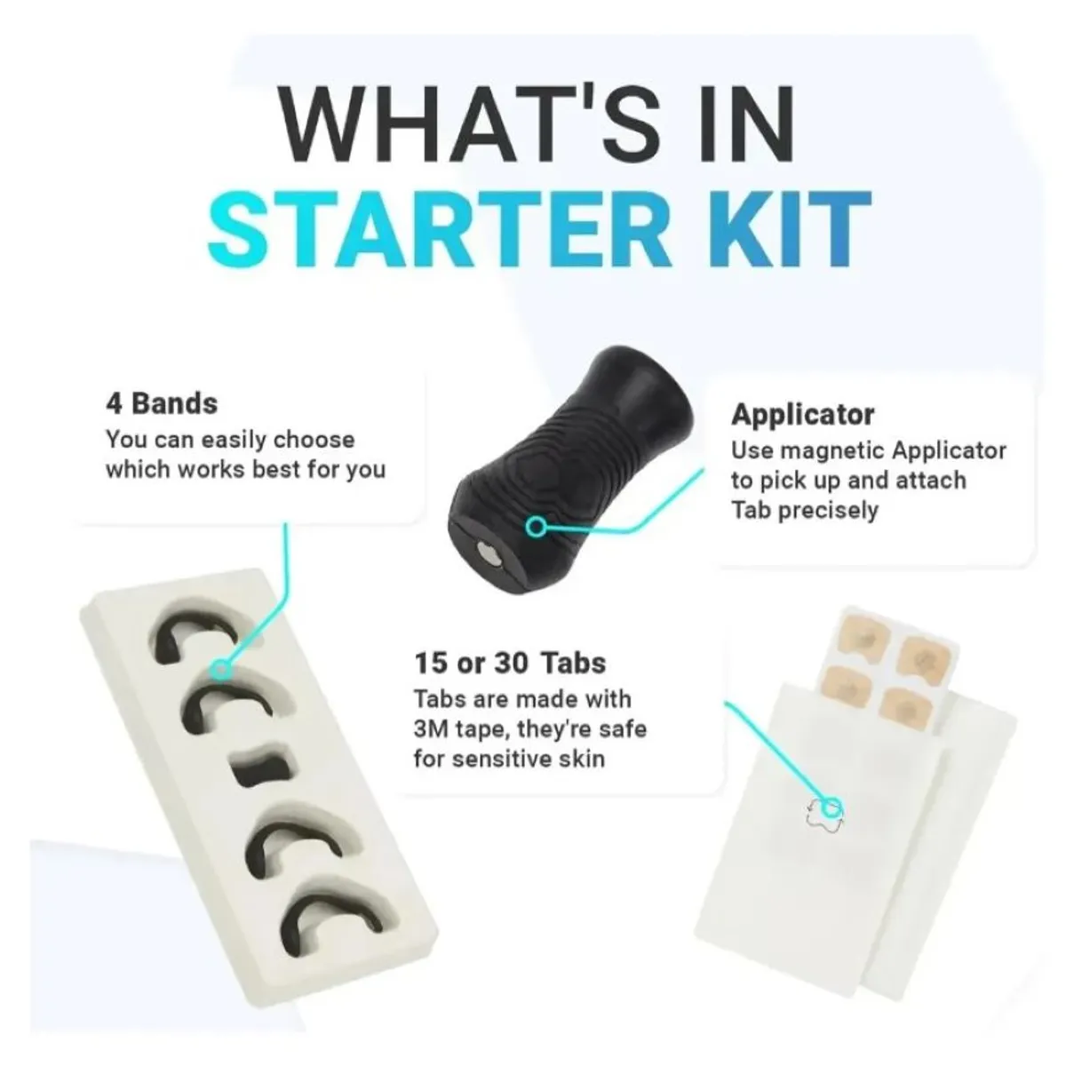 ZHOPI CO - Dilatador Nasal Magnetico Antirronquidos Tiras Respiracion