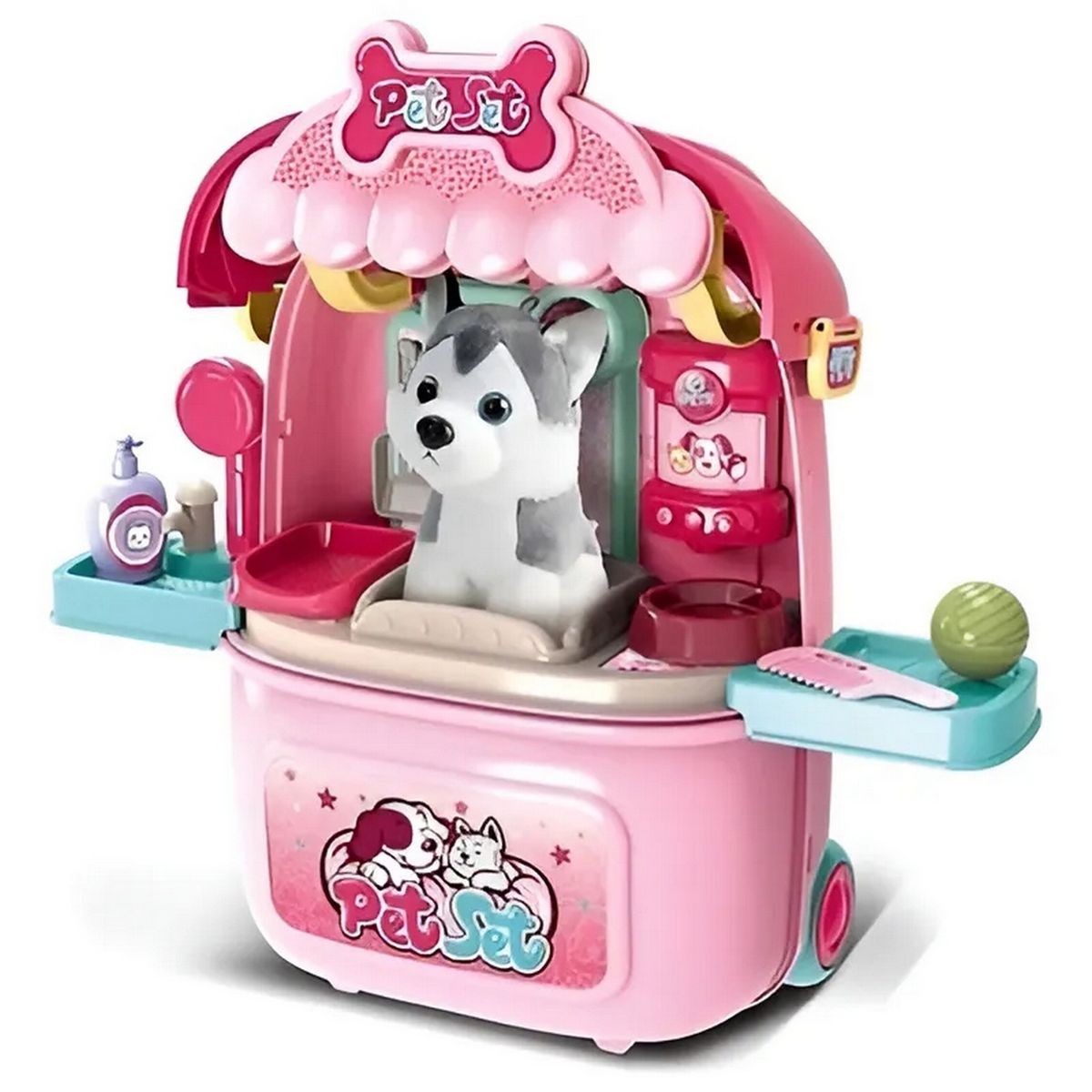 GENERICO - Maleta Bolso Mascota Veterinaria Portatil Juguete Niñas