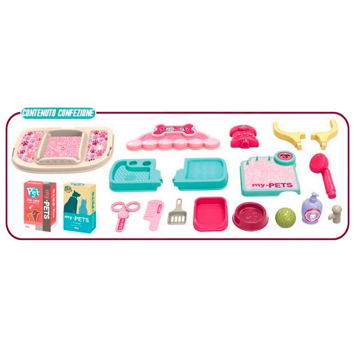 GENERICO - Maleta Bolso Mascota Veterinaria Portatil Juguete Niñas