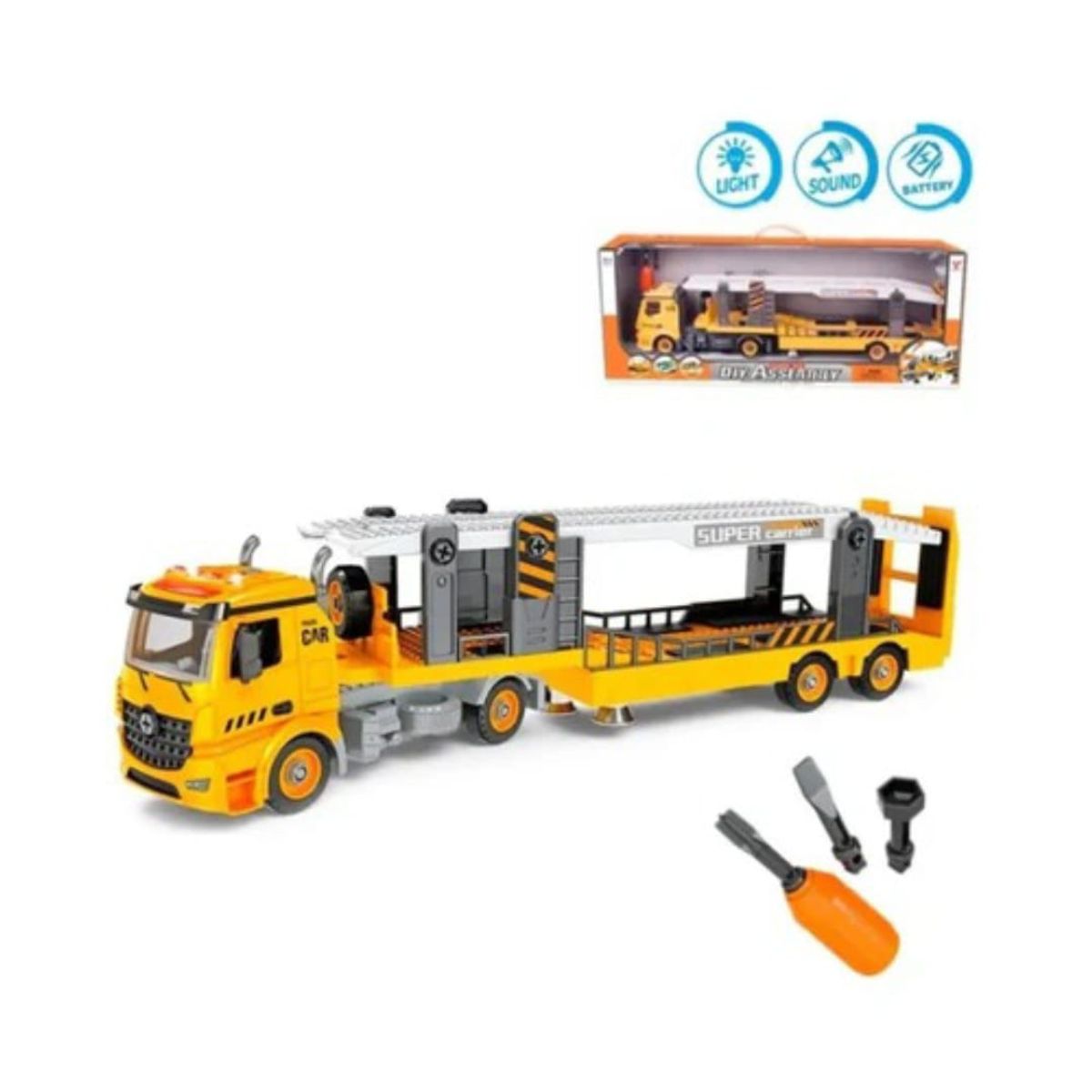 GENERICO - Carro Camion grande de Construcción Juguete Para Niños