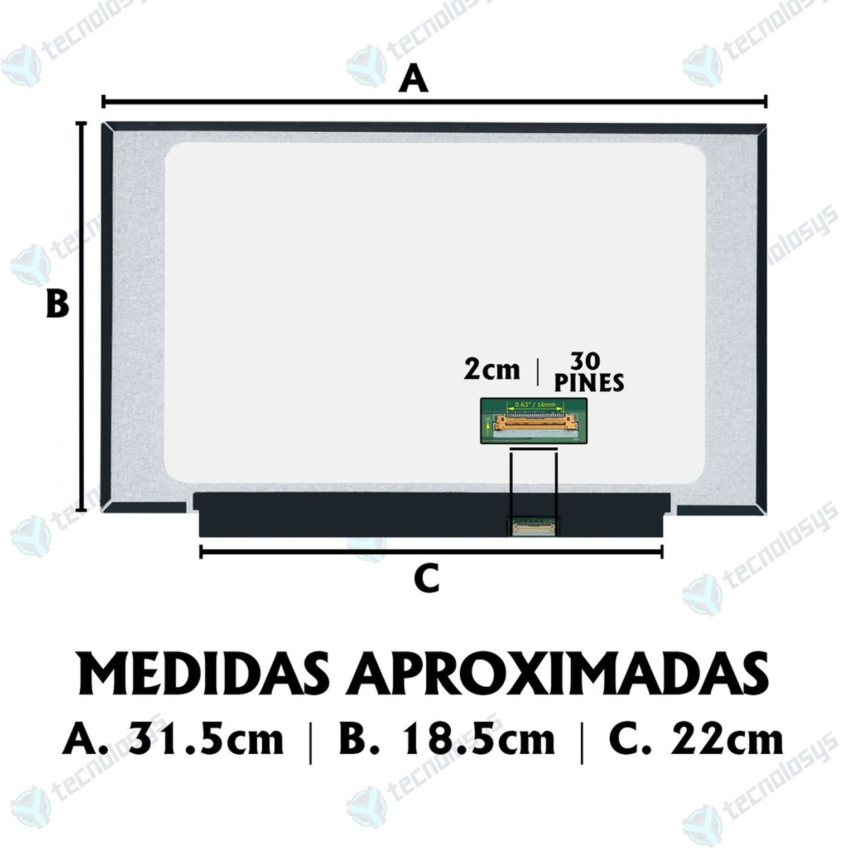 GENERICO - Pantalla Portátil Lenovo Ideapad 3 14ada05 Compatible