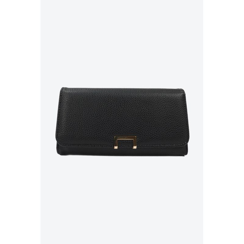 YOI - Billetera para dama con diseño rectangular y cremallera