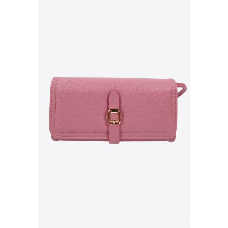 YOI - Billetera para dama con asa y diseño rectangular