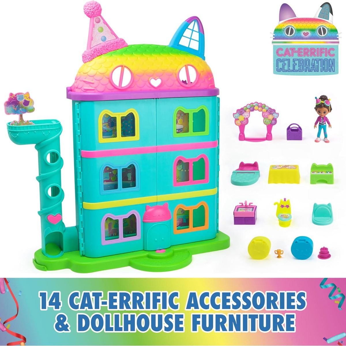 SPIN MASTER - Casa De Muñecas Gabbys Dollhouse Con Sonidos Y Accesorios