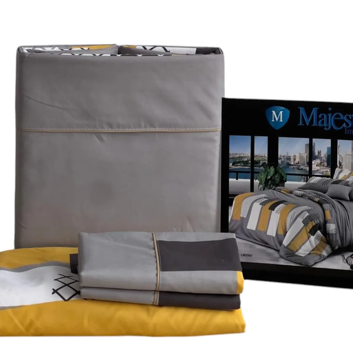 MAJESTIC IMPERIAL - Juego De Sabanas Majestic Cama King(2X2), 200 Hilos, Súper Suave