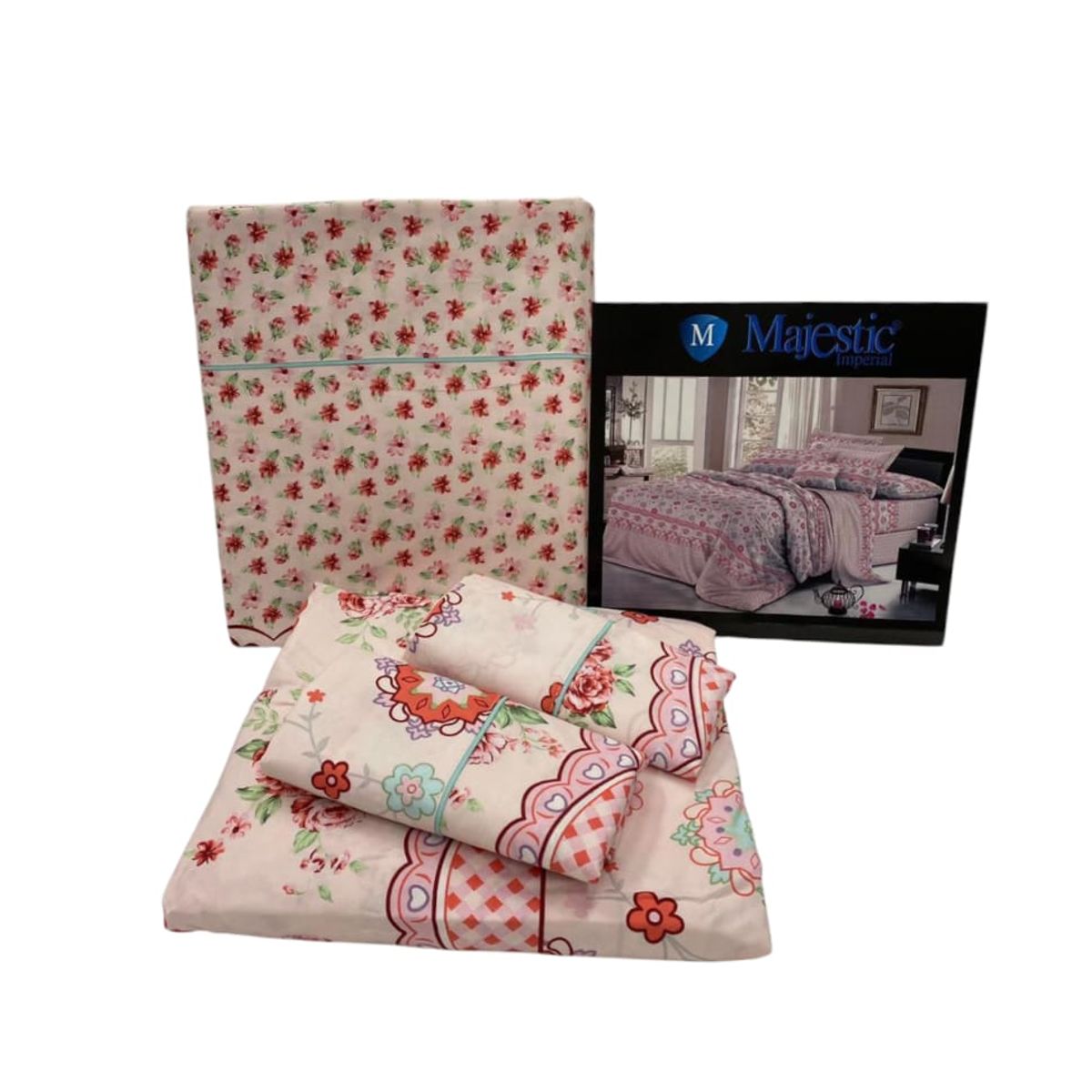 MAJESTIC IMPERIAL - Juego De Sabanas Majestic Cama King(2X2), 200 Hilos, Súper Suave
