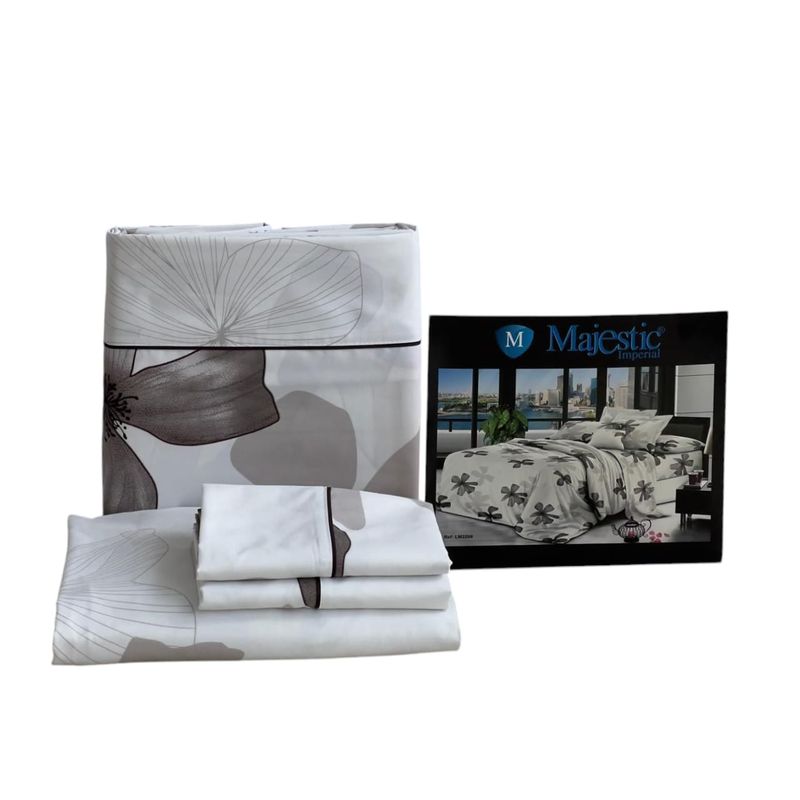 MAJESTIC IMPERIAL - Juego De Sabanas Majestic Cama King(2X2), 200 Hilos, Súper Suave