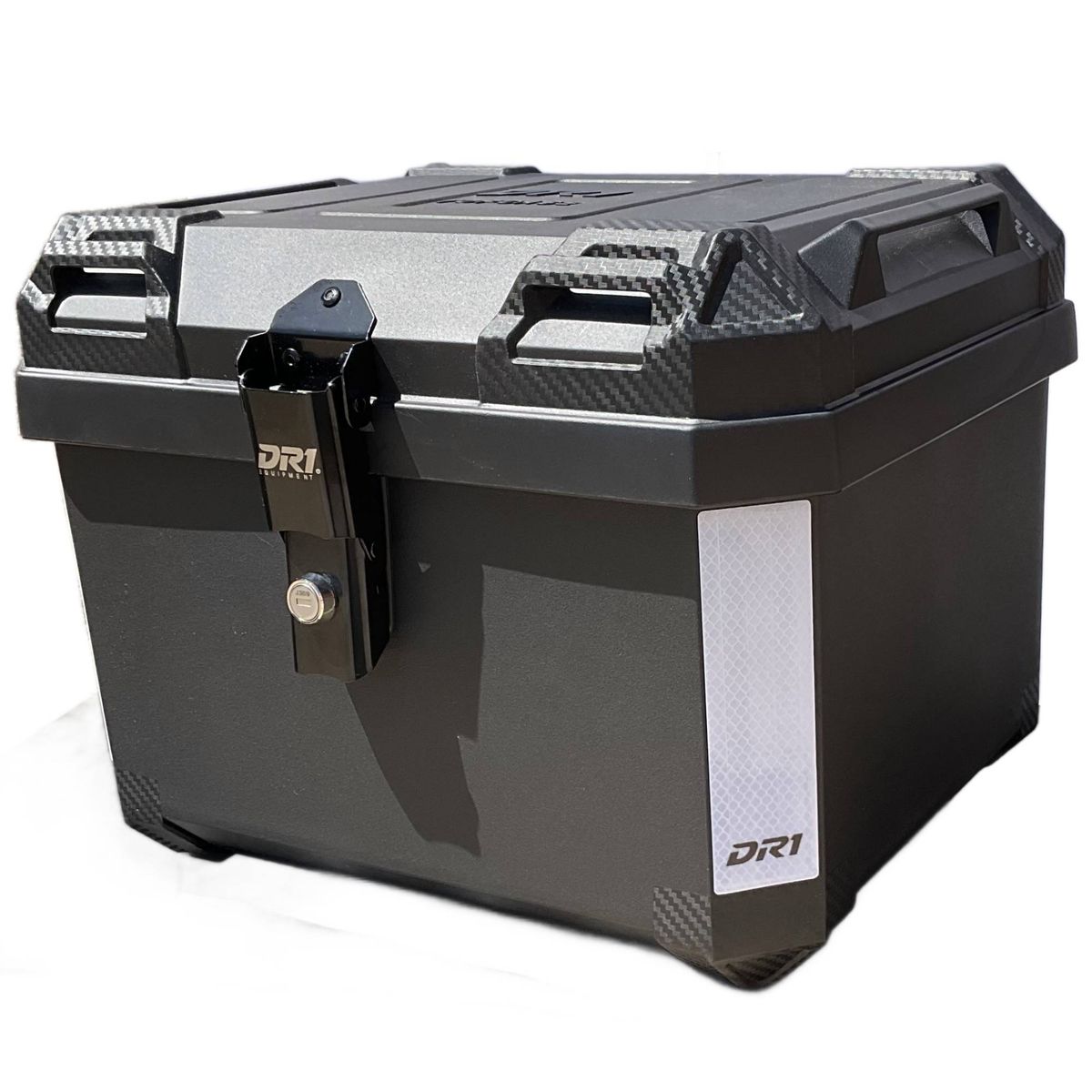 DR1 - Maletero Baul Moto DR1 45Lt Base Espaldar y Obsequio