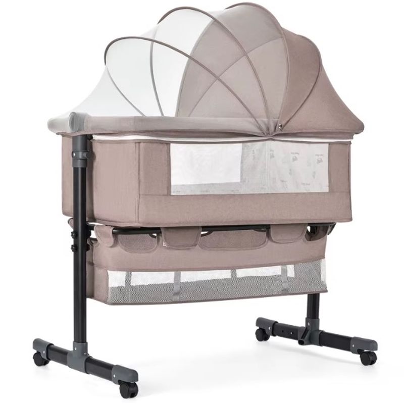 FRAGOLA KIDS - Cuna Colecho Bebe Mosquitero Mecedora Organizador Colchoneta