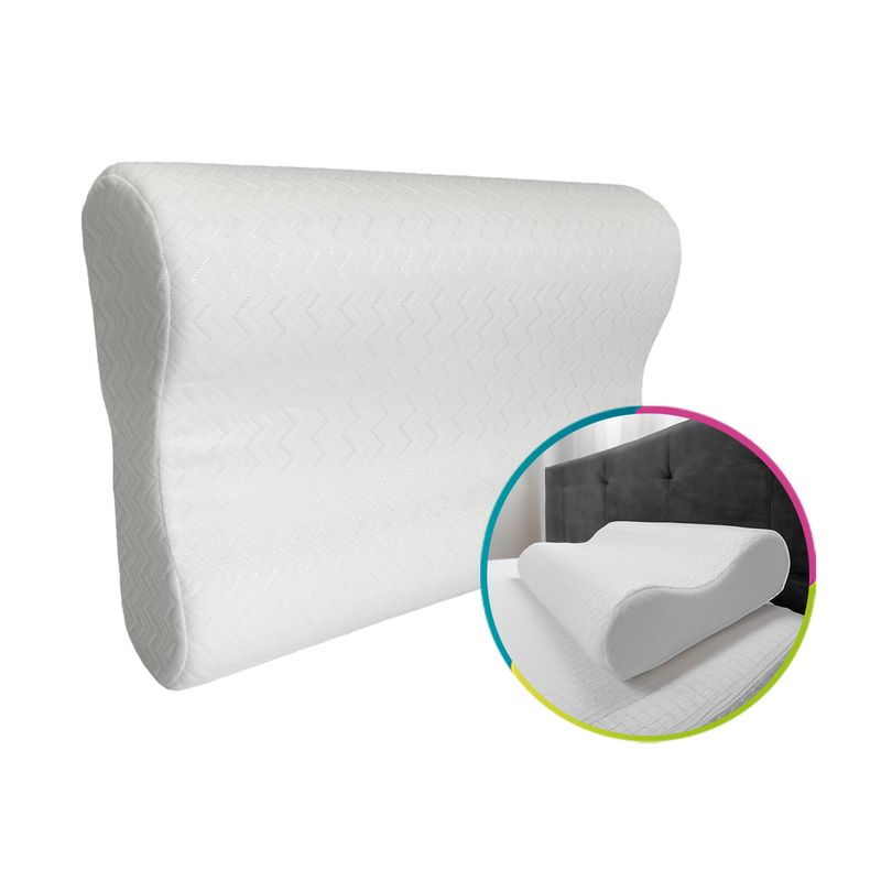 HOGARETO - Almohada Ortopédica Cervical Memory Foam