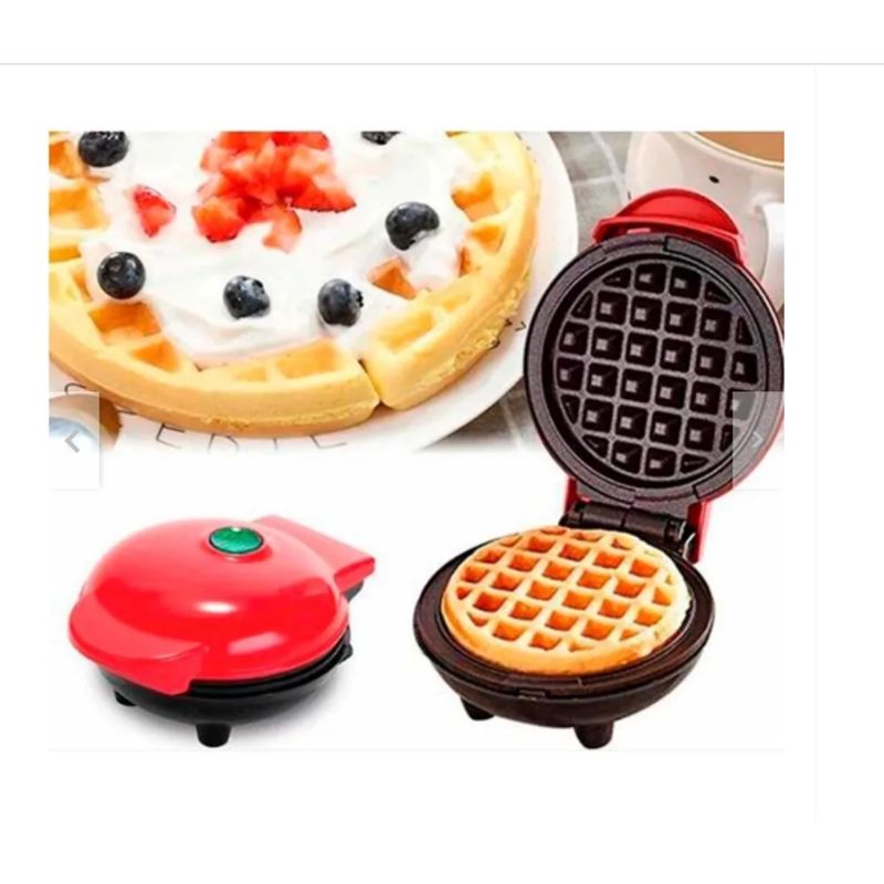 GENERICO - Mini waflera electrica Maquina wafles 350w