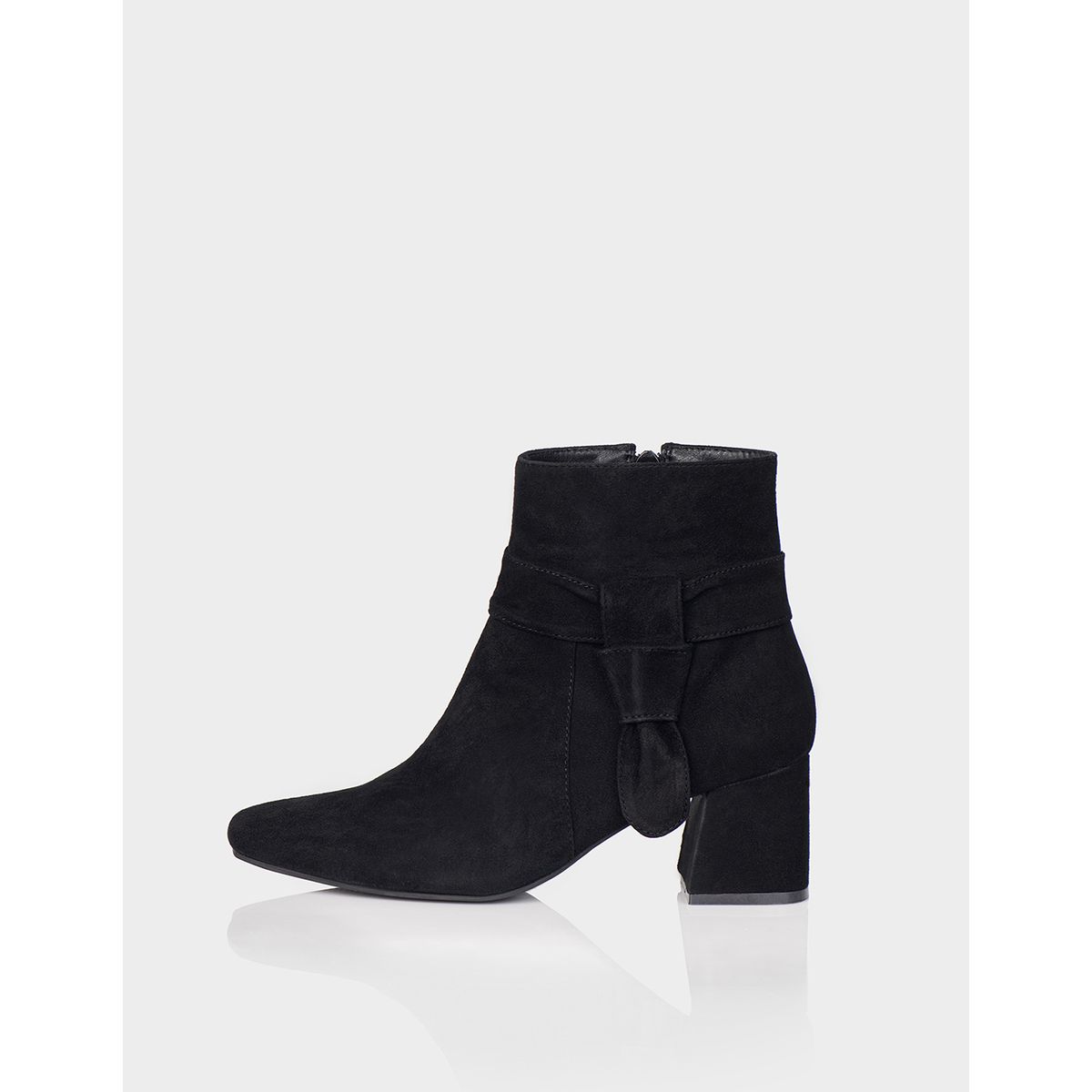 STIVALI - Botin Vanila Ante Negro