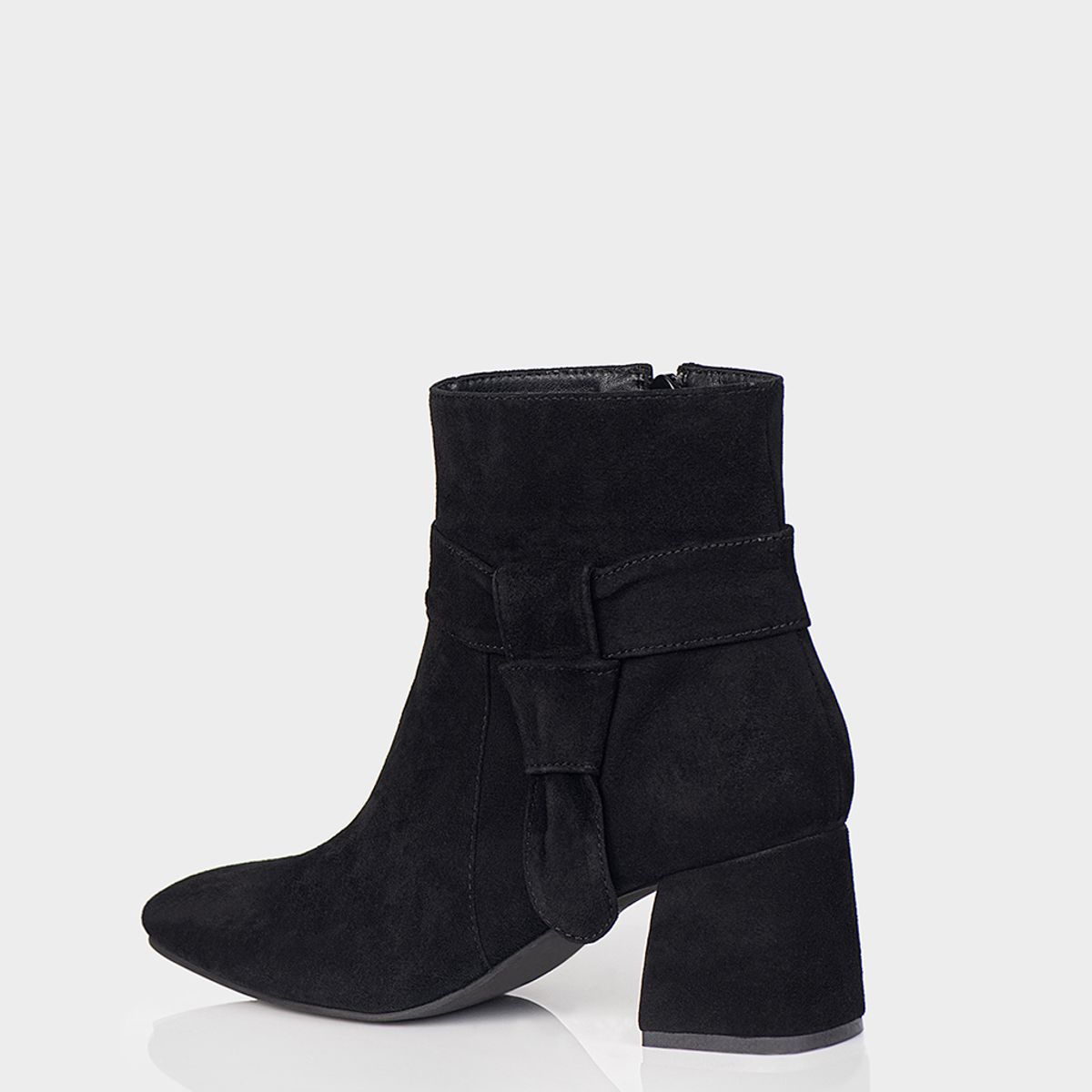 STIVALI - Botin Vanila Ante Negro