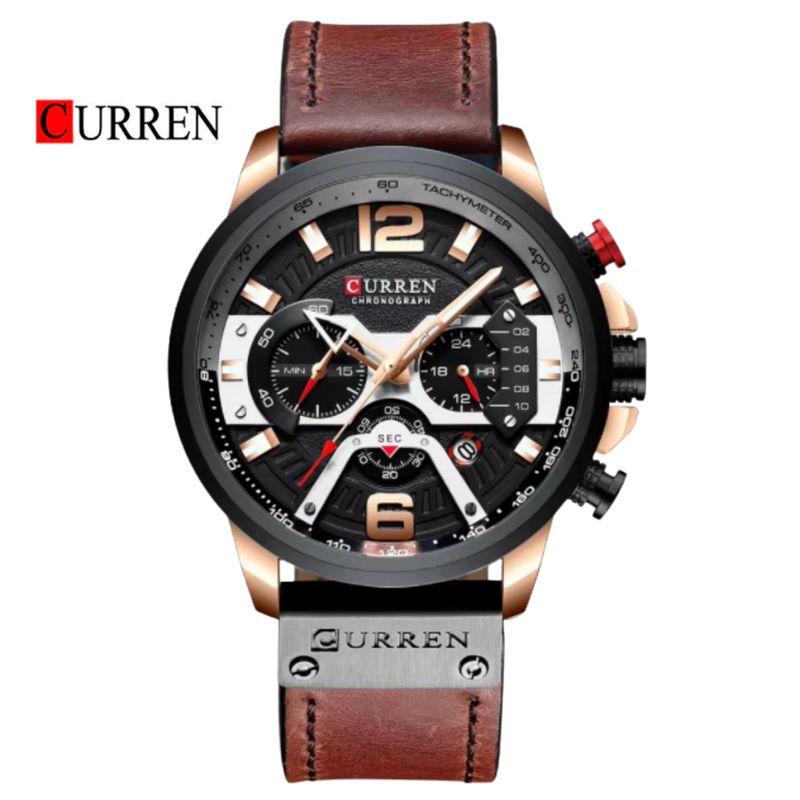 CURREN - Reloj CURREN Cronografo 8329 Para Hombre - Cafe