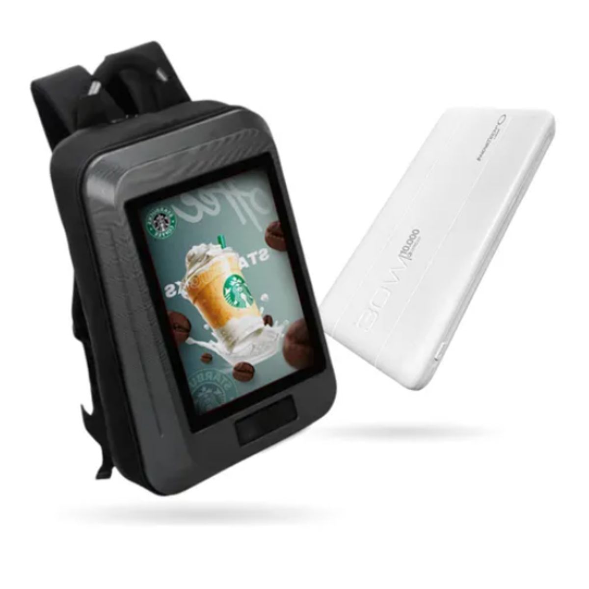 INNOVA - Mochila Publicitaria Pantalla Led Full Color 1280x768 Power Bank Usb