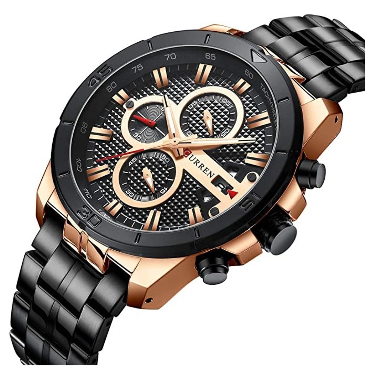 CURREN - Reloj CURREN 8337 Cronógrafo Para Hombre - Negro