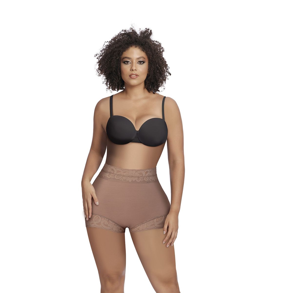 FAJAS TUFIT - Panty faja reductora mujer control abdomen levanta glúteos alta compresión invisible WP 447